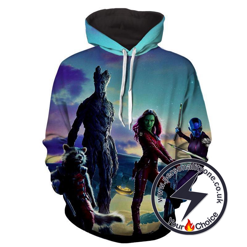Guardian Of Galaxy 3D-Guardian Of Galaxy Hoodies